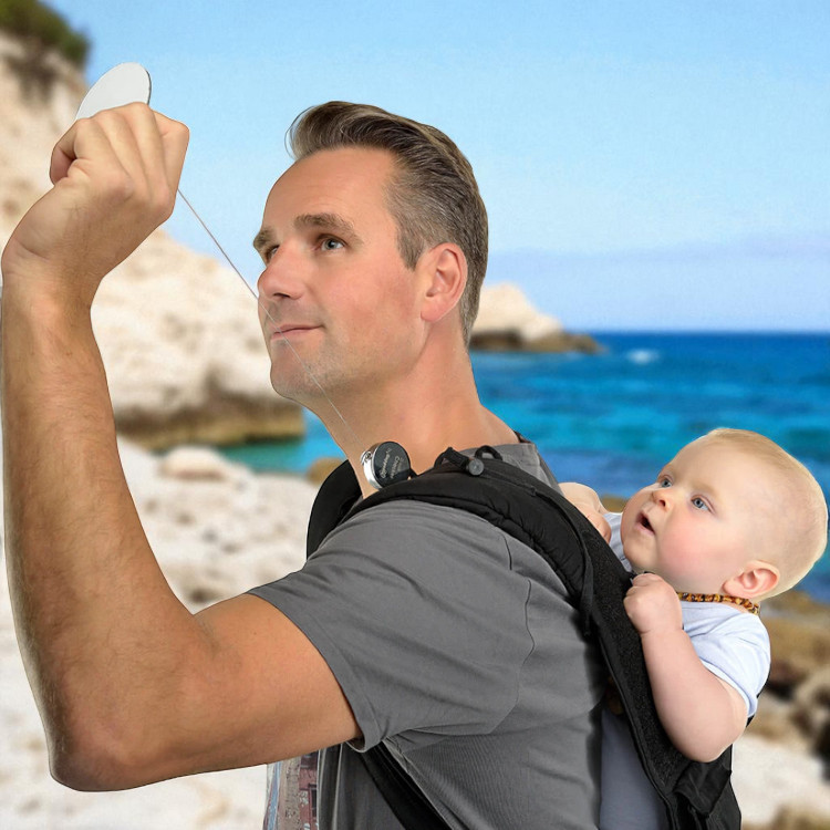 Back Checker Spiegel für Tragehilfen & Tragetücher | Mehr Sicherheit beim Rückentragen | Babyladen Erlangen